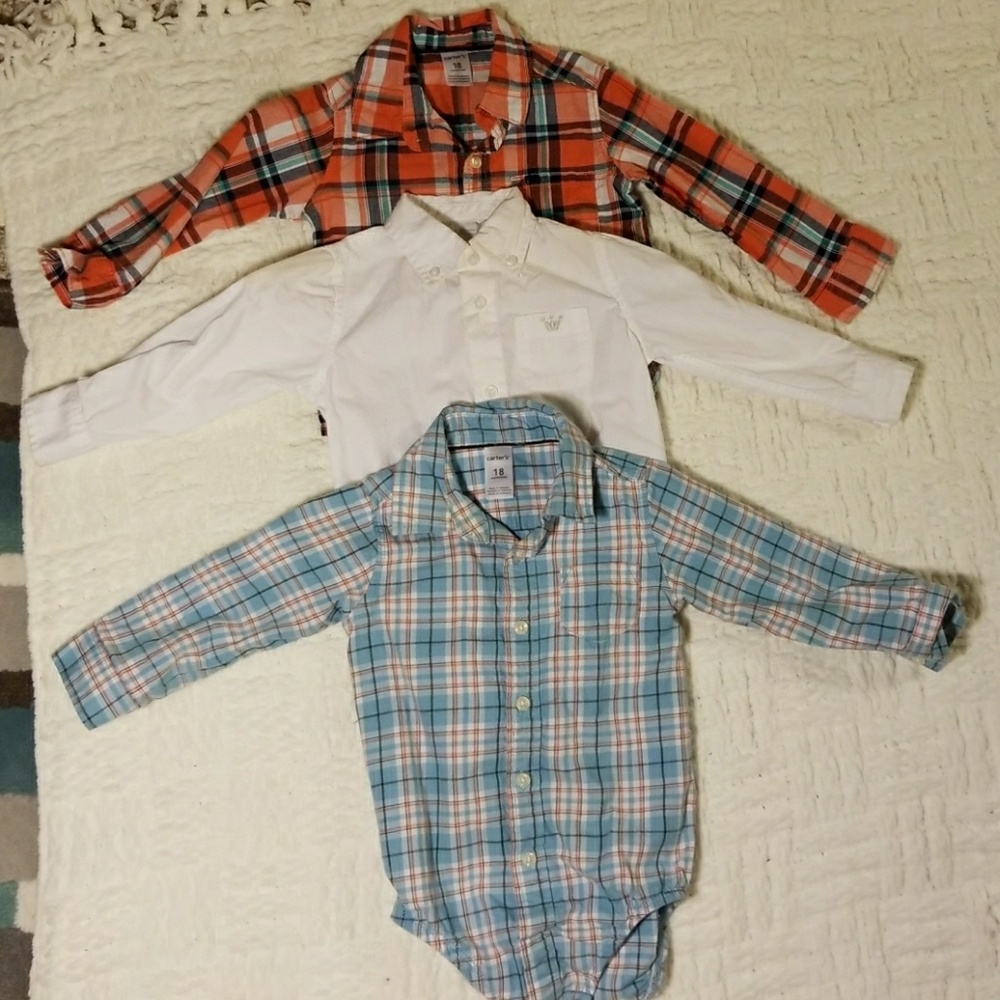 Bundle of 3 bottom down bodysuit shirt.